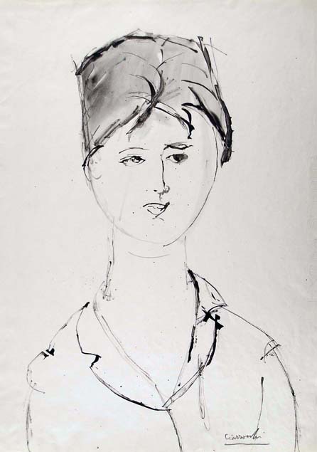 Arnoldo Ciarrocchi, portrait of a girl
